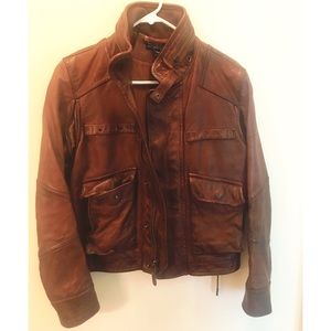NWOT Ralph Lauren Pure Leather Jacket